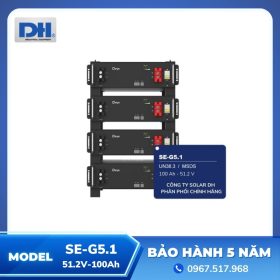 Pin Lưu Trữ Điện Mặt Trời Deye SE-G5.1 | 51.2V-100Ah