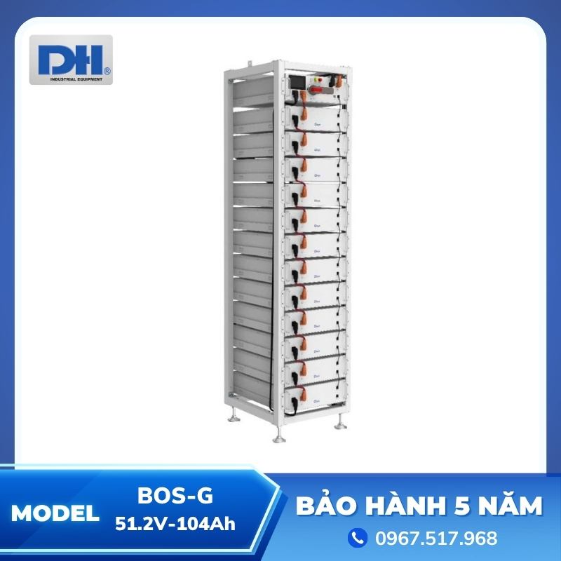 Pin Lithium Deye áp cao BOS-G 51.2V-100Ah Pin Lithium Deye áp cao BOS-G 51.2V-100Ah