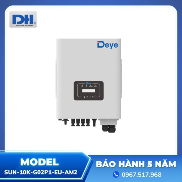 Inverter Hòa Lưới 10kW 1 Pha Deye SUN-10K-G02P1-EU-AM2