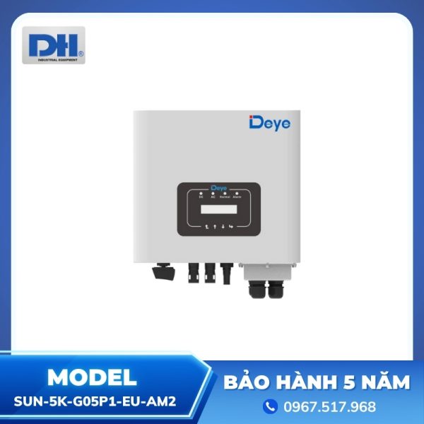 Inverter Hòa Lưới 5kW 1 Pha Deye SUN-5K-G05P1-EU-AM2