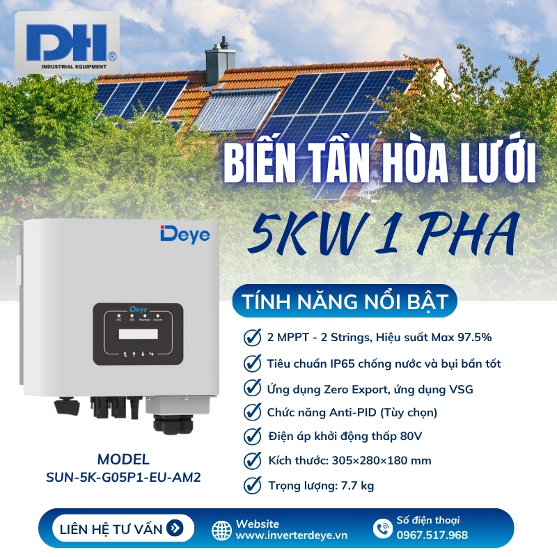 Tính năng nổi bật SUN-5K-G05P1-EU-AM2 Tính năng nổi bật SUN-5K-G05P1-EU-AM2