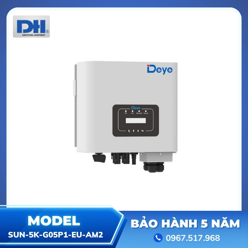Inverter hòa lưới 5kW 1 pha SUN-5K-G05P1-EU-AM2 Inverter hòa lưới 5kW 1 pha SUN-5K-G05P1-EU-AM2