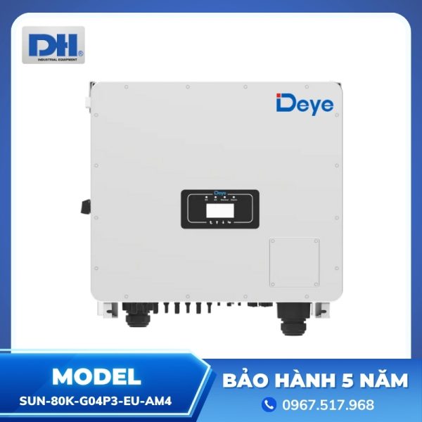 Inverter Hòa Lưới 80kW Deye SUN-80K-G04P3-EU-AM4