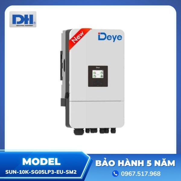 Inverter Hybrid 10KW 3 Pha Deye SUN-10K-SG05LP3-EU-SM2