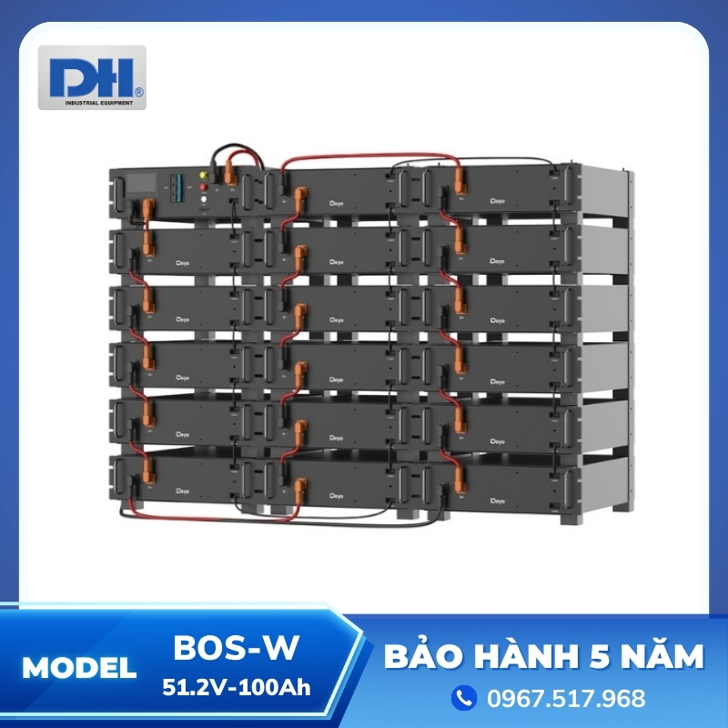 Pin lưu trữ BOS-W Deye 100Ah Pin lưu trữ BOS-W Deye 100Ah