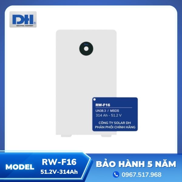 Pin Lưu Trữ Điện Mặt Trời RW-F16 Deye | 51.2V-314Ah