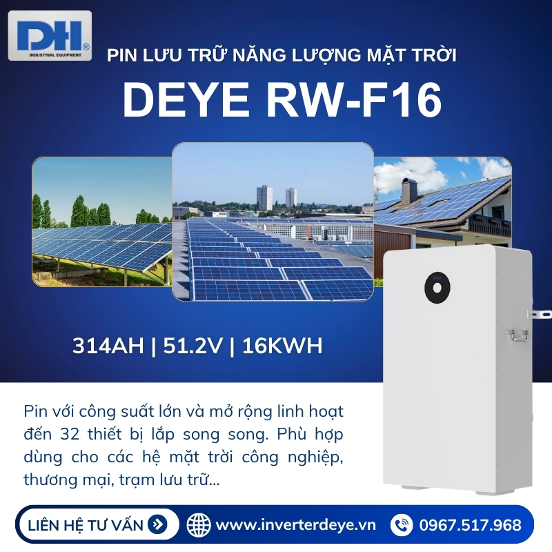 Ứng dụng Deye RW-F16 Ứng dụng Deye RW-F16