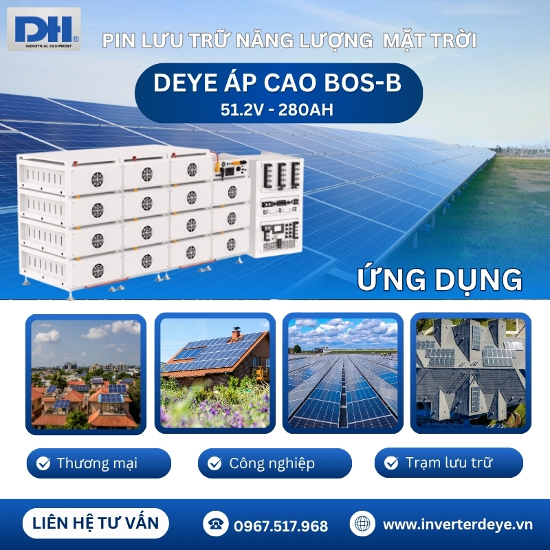 BOS-B Deye áp cao ứng dụng cho các khu vực quy mô lớn BOS-B Deye áp cao ứng dụng cho các khu vực quy mô lớn