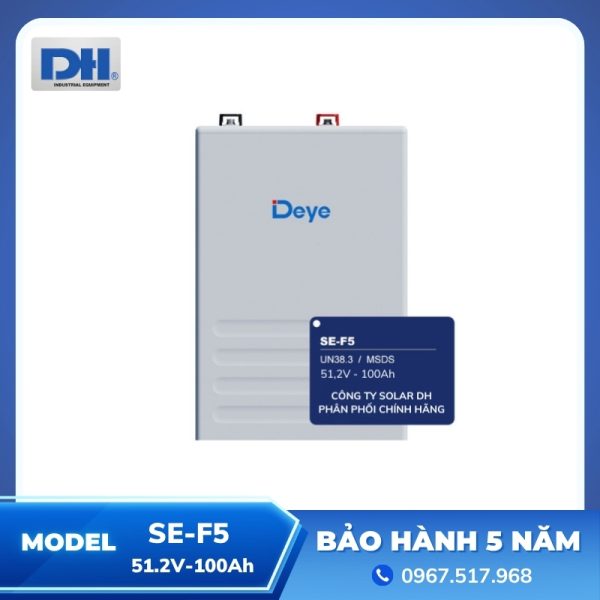 Pin Lưu Trữ Lithium SE-F5 Deye | 51.2V-100Ah