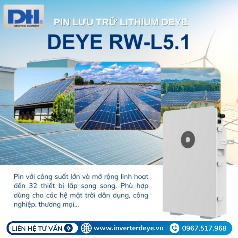 Ứng dụng pin lưu trữ RW-L5.1 Ứng dụng pin lưu trữ RW-L5.1