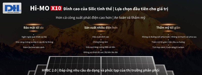 Các điểm nổi bật của LONGi Hi-MO X10