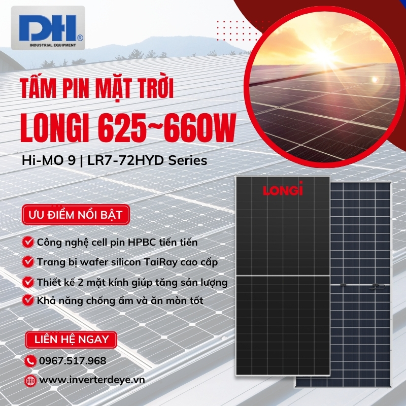 Ưu điểm nổi bật tấm Pin LONGi Hi-MO 9 Ưu điểm nổi bật tấm Pin LONGi Hi-MO 9