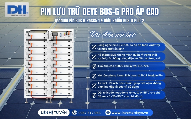 Ưu điểm nổi bật BOS-G Pro áp cao Ưu điểm nổi bật BOS-G Pro áp cao