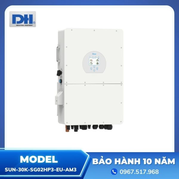 Inverter Hybrid Deye 30kW Áp Cao | SUN-30K-SG02HP3-EU-AM3