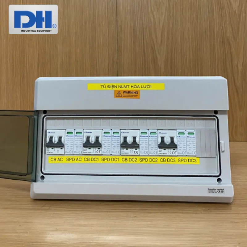 Cấu tạo tủ điện hòa lưới 8kW-10kW