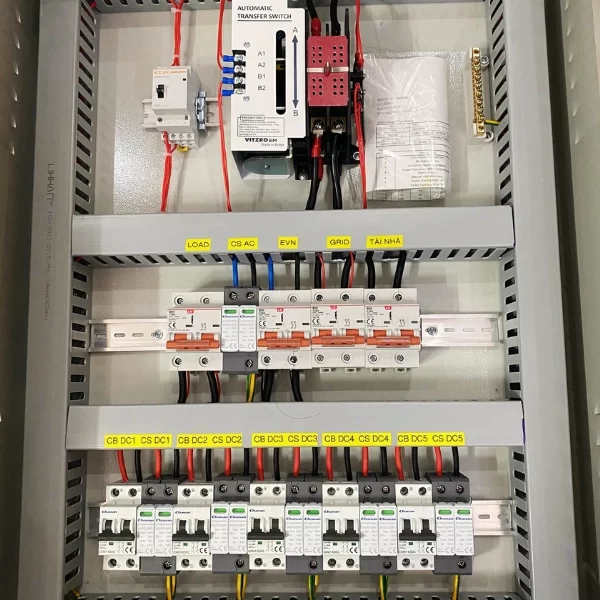 Tủ Điện Mặt Trời 16kW Hybrid 1 Pha