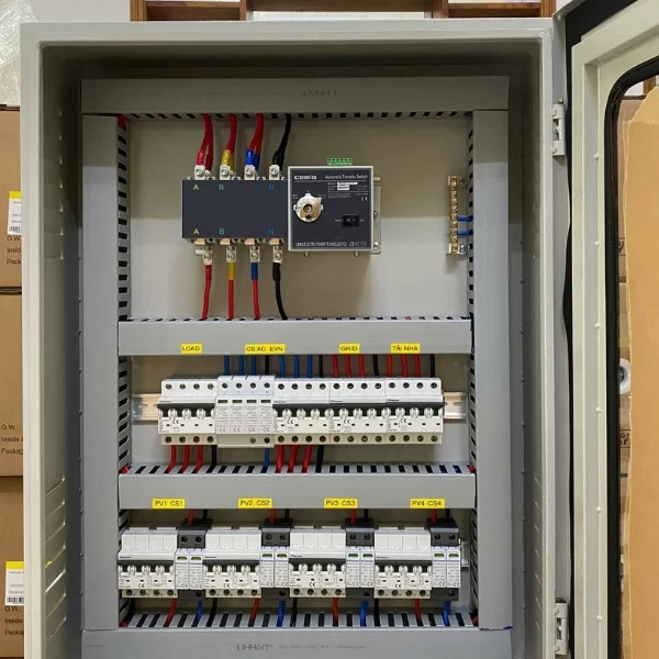 Tủ Điện Hybrid 16kW 3 Pha Năng Lượng Mặt Trời
