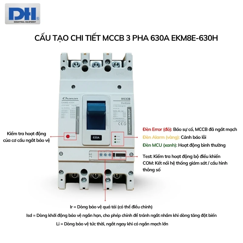 Trang bị nhiều nút chỉnh và đèn báo tiện dụng 