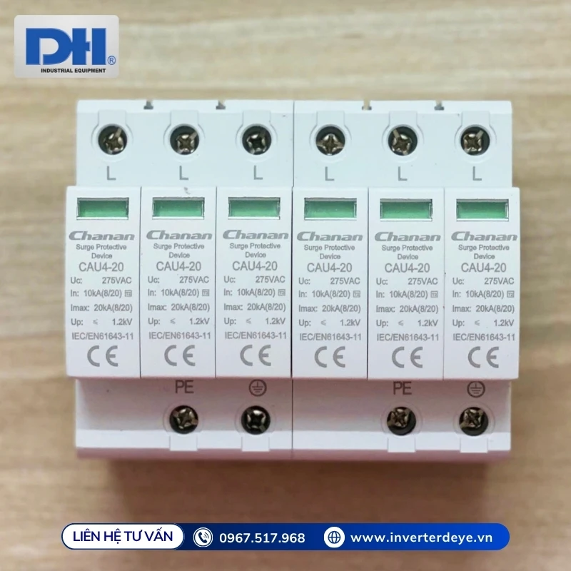Chống sét lan truyền AC 275V 3P CAU4-20-3-275