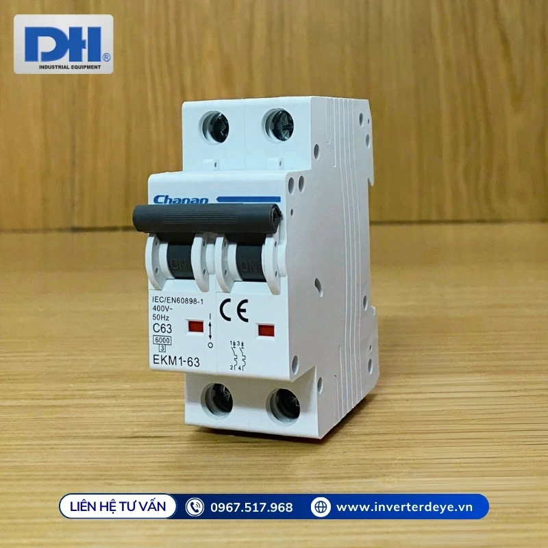 MCB AC 2P 63A Chanan MCB AC 2P 63A Chanan