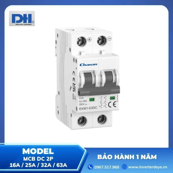 MCB DC 2P 16A/25A/32A/63A Chanan