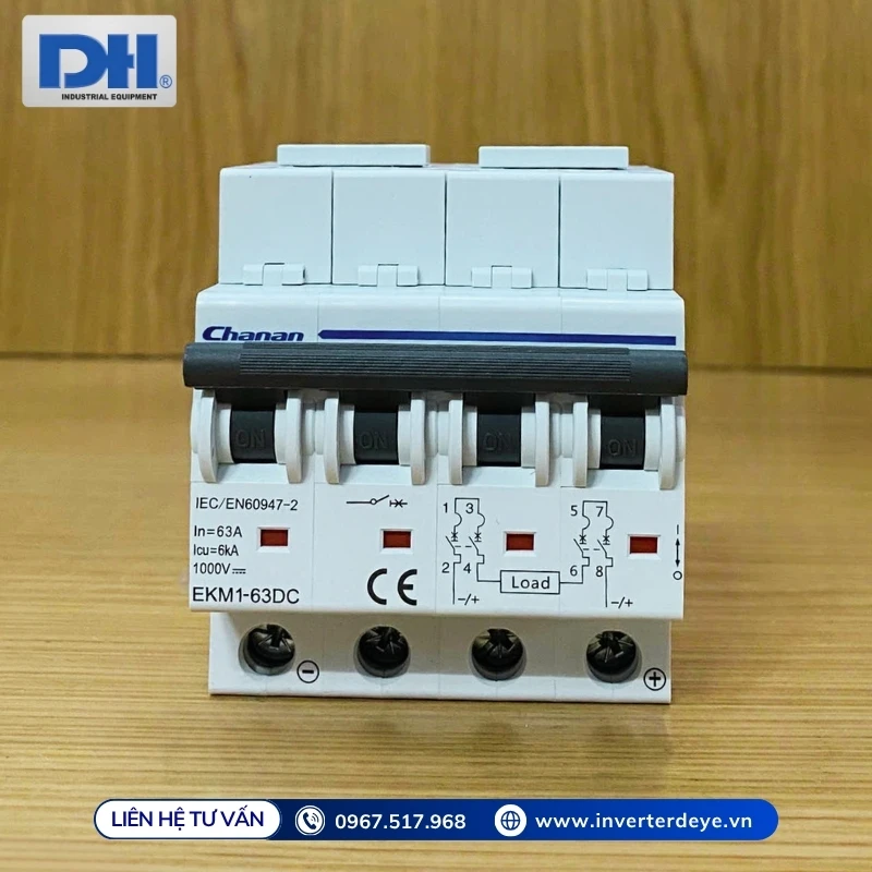 MCB Chanan DC 4P 32A MCB Chanan DC 4P 63A