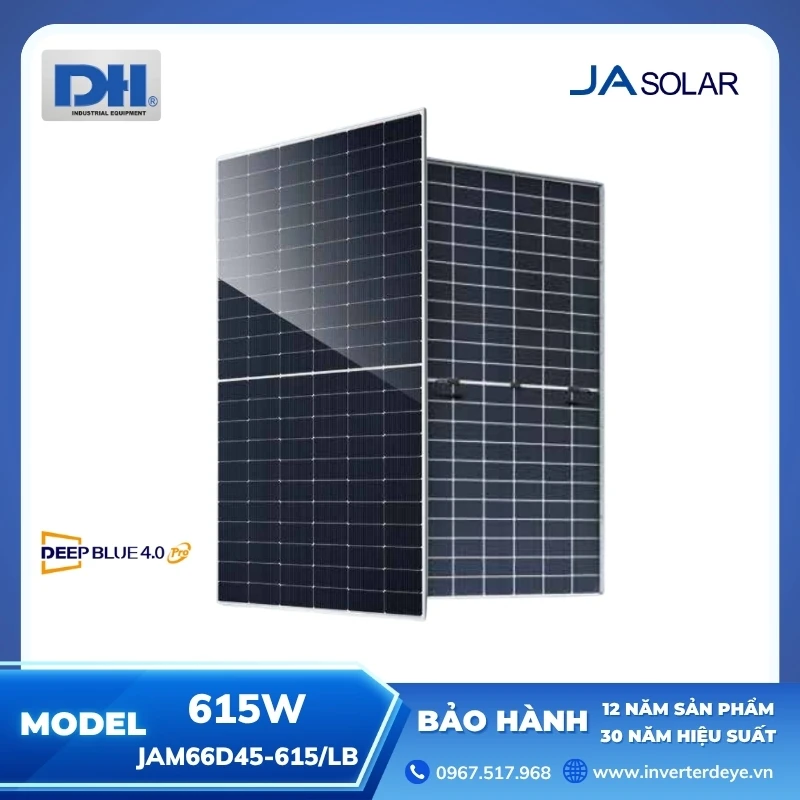 Tấm pin mặt trời JA 615W
