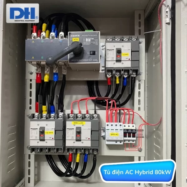 Tủ Điện Solar Hybrid 80kW 3 Pha