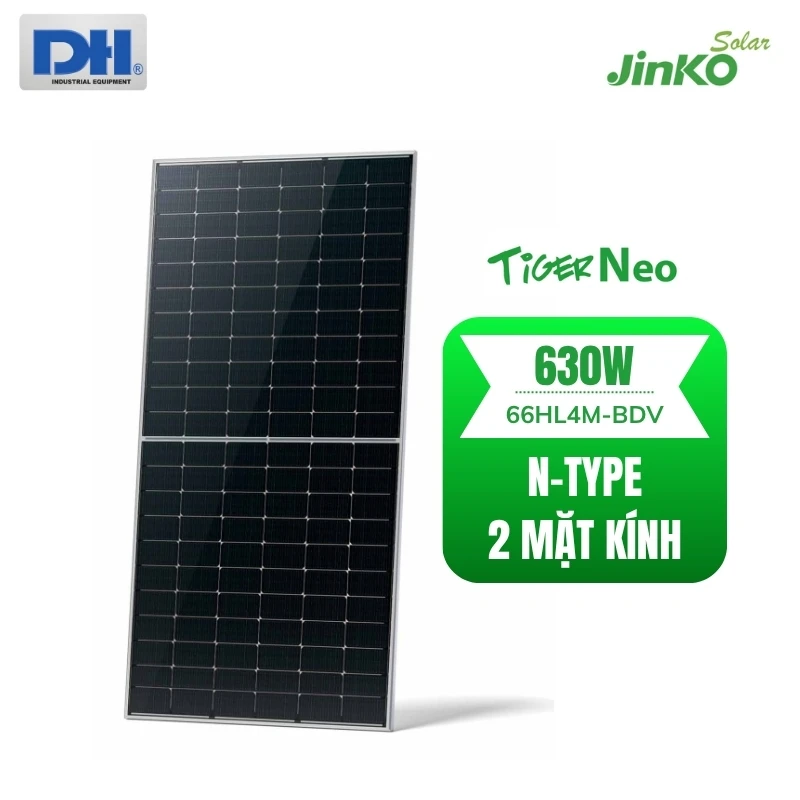 Tấm pin năng lượng mặt trời Jinko 630W Tấm pin năng lượng mặt trời Jinko 630W