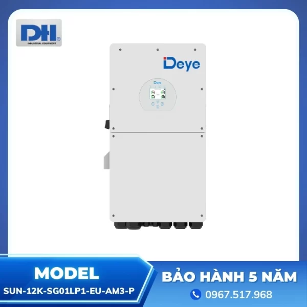 ​Inverter Hybrid 12kW 1 Pha Deye | SUN-12K-SG01LP1-EU-AM3-P