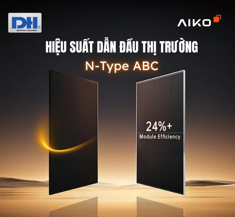 Pin mặt trời Aiko dẫn đầu hiệu suất thị trường hiện nay