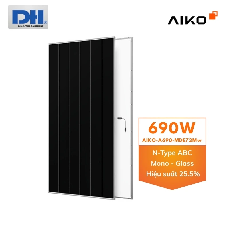 Tấm pin mặt trời 690W Aiko