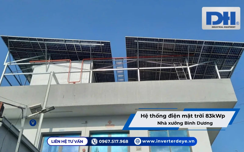 Điện mặt trời Hybrid cho nhà xưởng Điện mặt trời Hybrid cho nhà xưởng