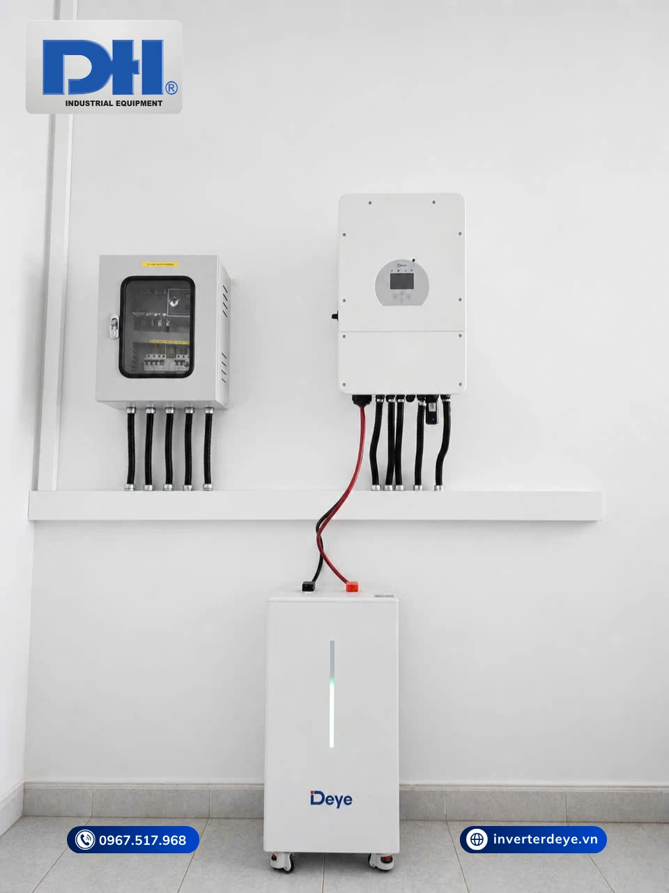 Hình lắp đặt hệ thống điện mặt trời 12.5kWp 
