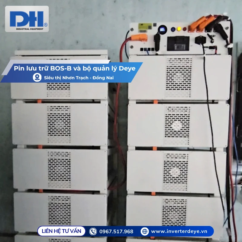 Pin lưu trữ áp cao Deye