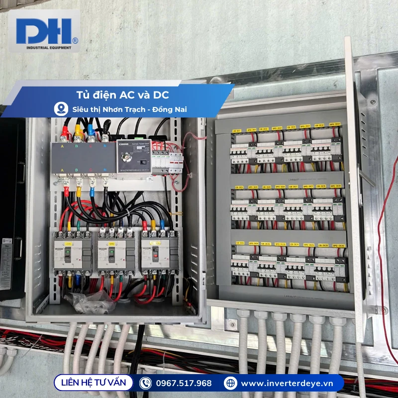 Tủ điện đấu sẵn Hybrid DC và AC