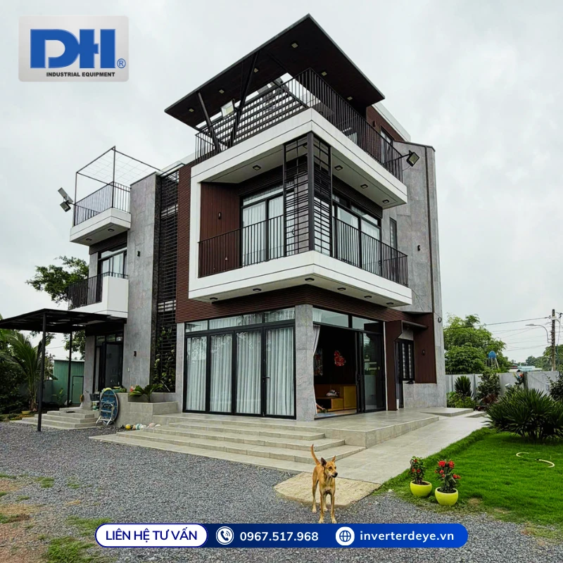Lắp hệ 10,88kWp cho biệt thự