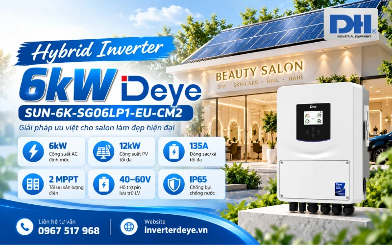 Hybrid Inverter 6kW Deye SUN-6K-SG06LP1-EU-CM2