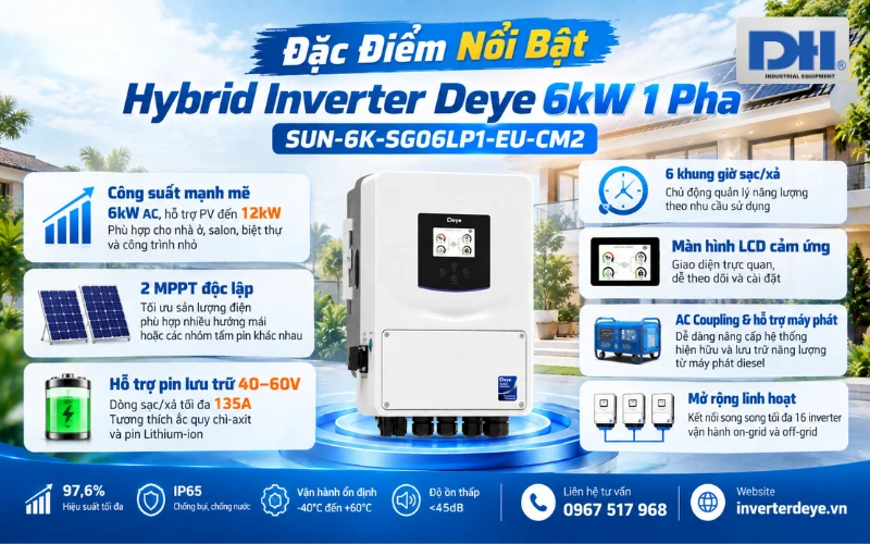 Đặc điểm nổi bật SUN-6K-SG06LP1-EU-CM2