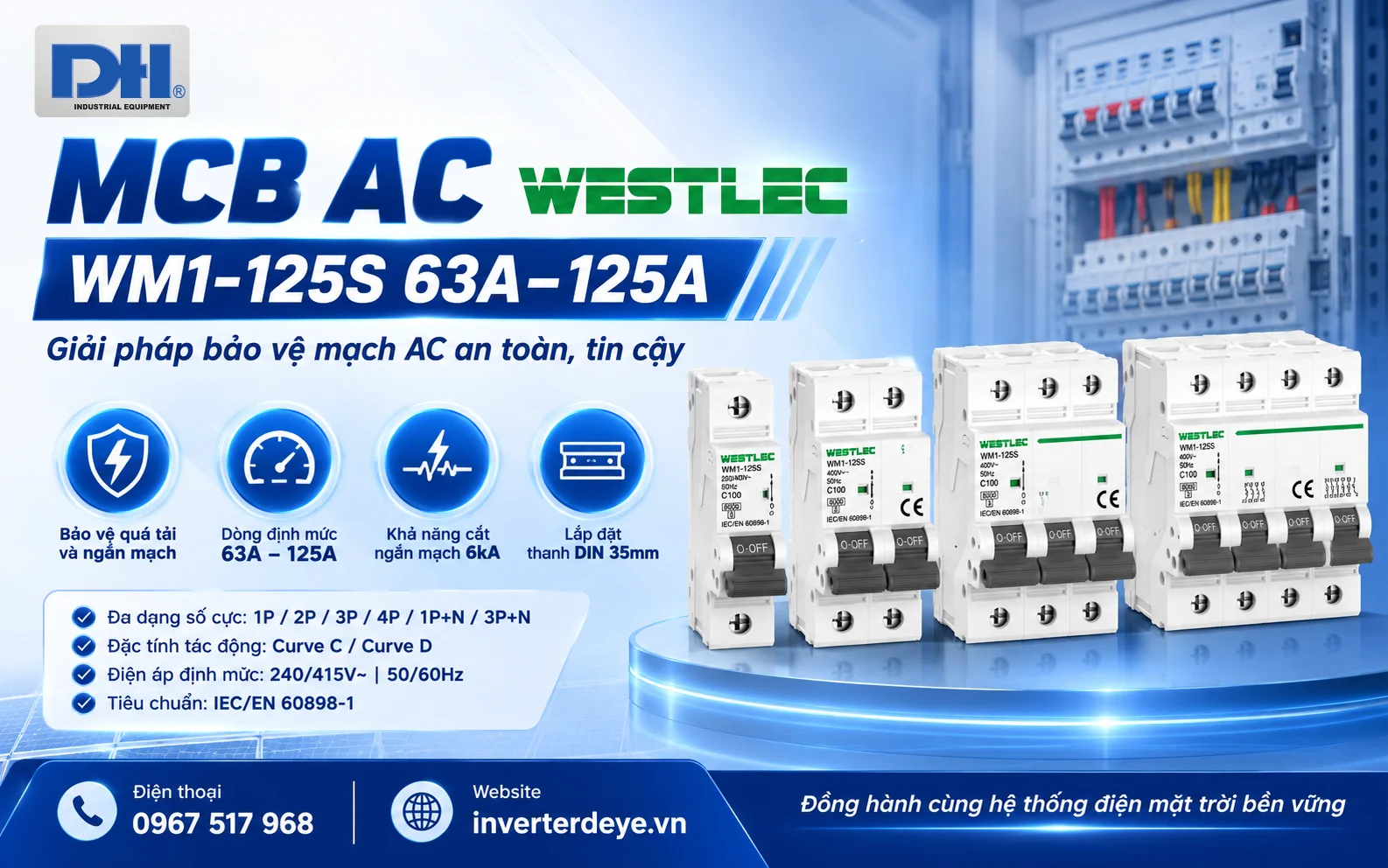 MCB AC Westlec WM1-125S MCB AC Westlec WM1-125S