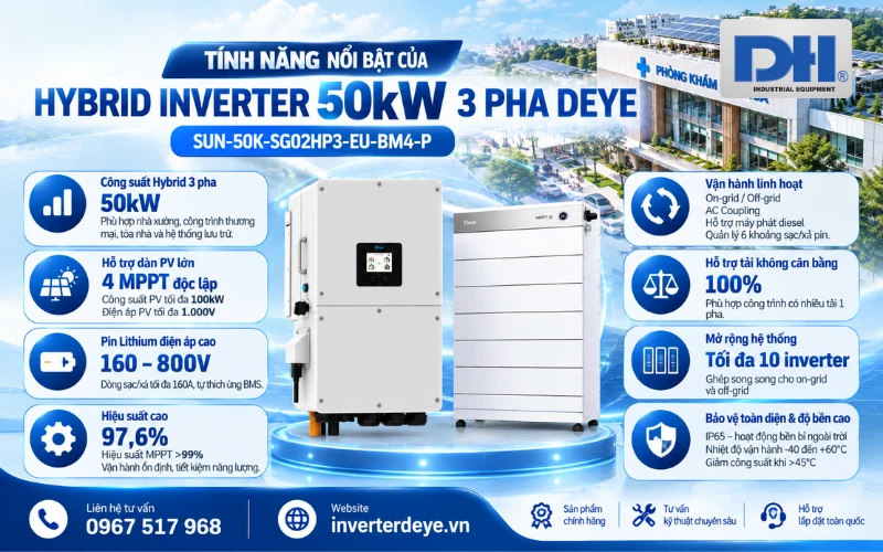 Tính năng nổi bật SUN-50K-SG02HP3-EU-BM4-P